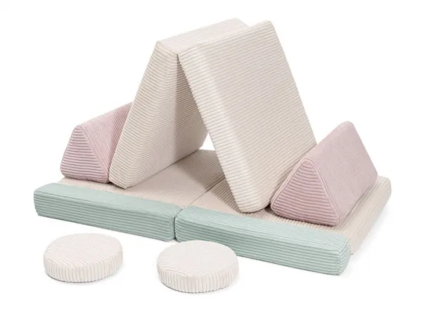 Skladacia penová pohovka SOFA MINI z menčestra Zvoľte farbu: Hnedá