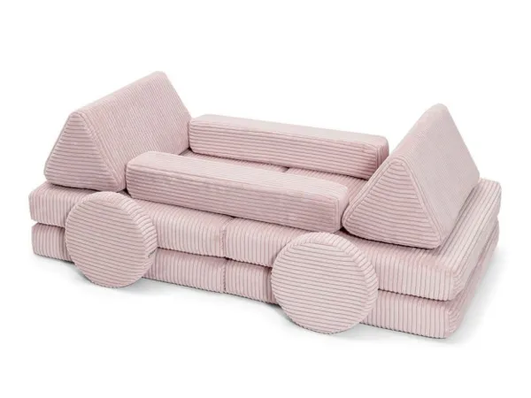 Skladacia penová pohovka SOFA MINI z menčestra Zvoľte farbu: Vanilková