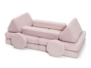 Skladacia penová pohovka SOFA MINI z menčestra Zvoľte farbu: Vanilková