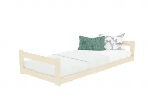 Benlemi Nízke postele SAFE 2v1 pre dve deti Zvoľte farbu: Nelakovaná, Zvoľte rozmer: 90x180 cm