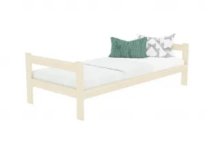 Benlemi Postele SAFE 2v1 pre dve deti Zvoľte farbu: Nelakovaná, Zvoľte rozmer: 140x200 cm