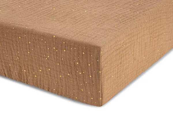 Jednolôžkové prestieradlo z mušelínu 90x200 cm Zvoľte farbu: Modrá