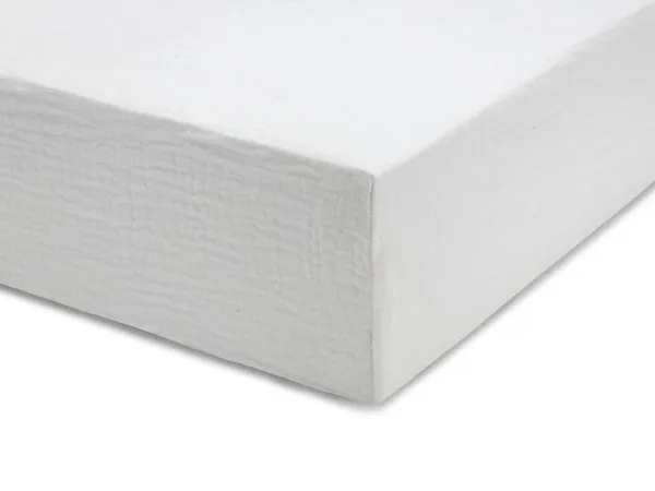 Jednolôžkové prestieradlo z mušelínu 90x200 cm Zvoľte farbu: Modrá
