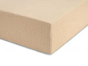 Jednolôžkové prestieradlo z mušelínu 90x200 cm Zvoľte farbu: Modrá