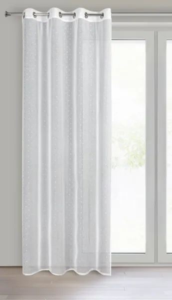 DekorStyle Závěs DOTI 140x250 cm bílý