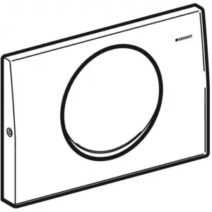 GEBERIT - Delta10 Ovládacie tlačidlo splachovania, nehrdzavejúca oceľ 115.108.00.1