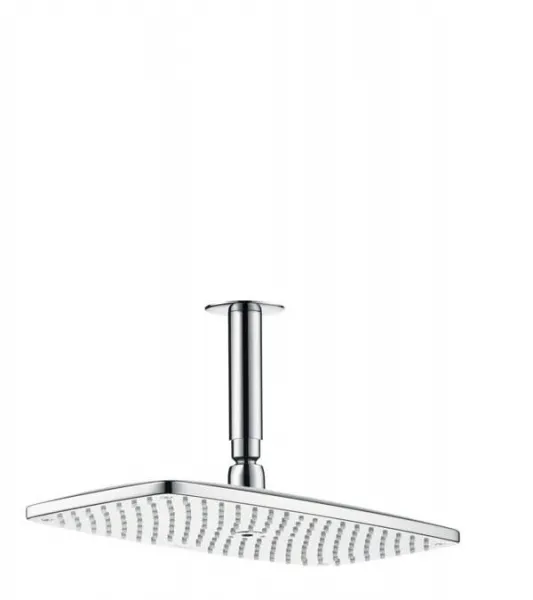 HansGrohe Raindance New - Horná sprcha E 360 Air 1jet s prívodom od stropu 100 mm, chróm 27381000