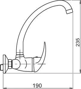 Drezová umývadlová batéria 150 mm Metalia 55 chróm 55030,0