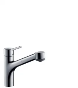 HansGrohe Talis M52 - Páková drezová batéria s vyťahovacou spŕškou, chróm 32841000