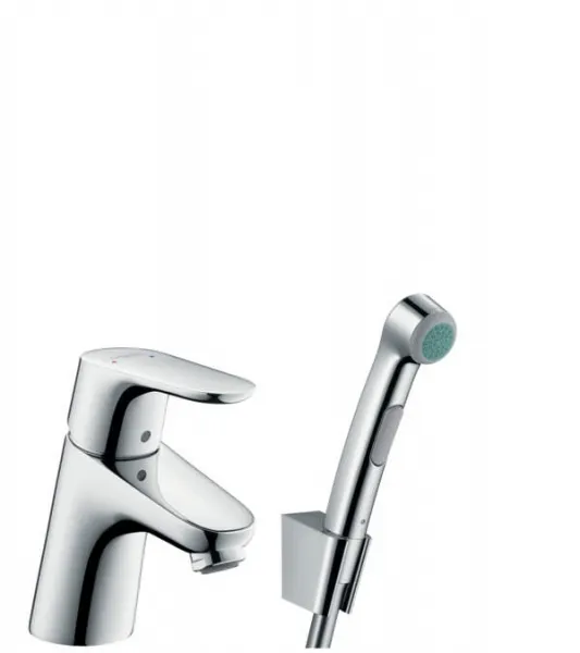 HansGrohe Focus E2 - Súprava pákovej batérie 70 s bidetovou spŕškou a sprchovou hadicou, chróm 31926000