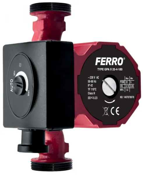 Novaservis - Obehové elektronické čerpadlo Ferro 25-40/180mm W0601
