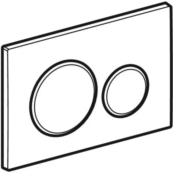 Geberit Sigma20 - Ovládacie tlačidlo Sigma20, chróm 115.882.KH.1