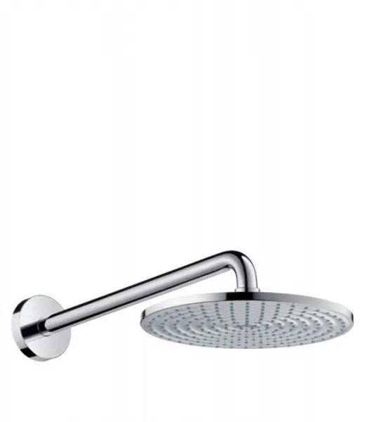 HansGrohe Raindance - Horná sprcha S 240 Air 1jet EcoSmart 9 l/min s ramenom sprchy 390 mm, chróm 27461000