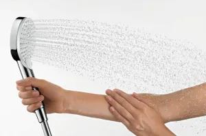 Hansgrohe Crometta - Ručná sprcha Vario 100, 2 prúdy, biela/chróm 26330400