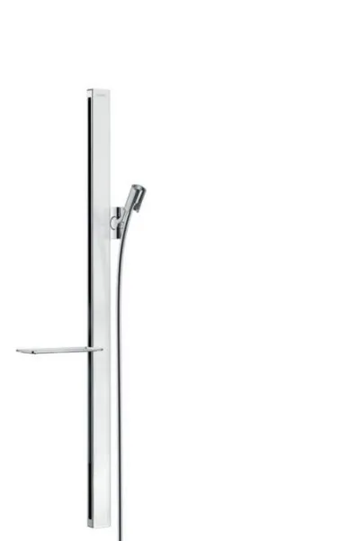 Hansgrohe Unica'E - Sprchová tyč 900 mm, so sprchovou hadicou, biela/chróm 27640400