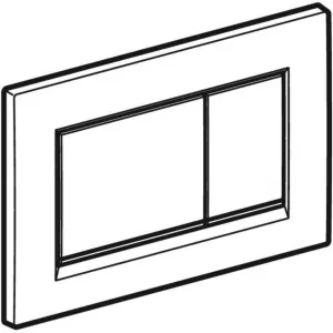 Geberit Sigma30 - Ovládacie tlačidlo Sigma30, lakovaný chróm mat/chróm 115.883.JQ.1