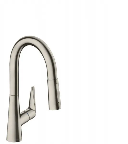 Hansgrohe Talis M51 - Drezová batéria s výsuvnou spŕškou, vzhľad nehrdzavejúcej ocele 72815800