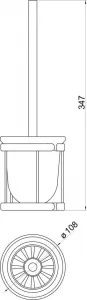 WC kefa Metalia Drôtený program chróm 6033,0