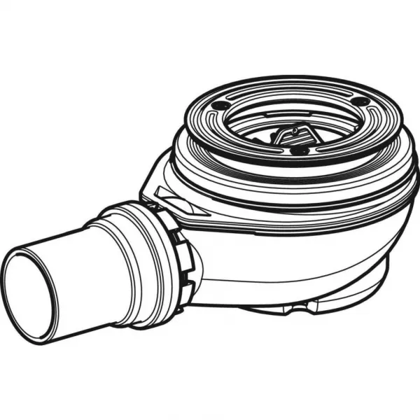 Geberit Príslušenstvo - Sprchová odpadová súprava pre vaničku, odtok 90 mm, výška vodného uzáveru 50 mm 150.550.00.1