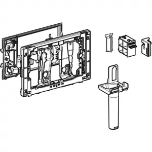 Geberit Príslušenstvo - Dávkovač na tyčinku DuoFresh, pochrómovaná lesklá 115.063.21.1