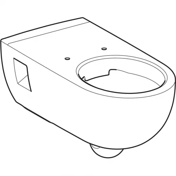 Geberit Selnova - Závesné WC, bezbariérové, Rimfree, biela 500.693.01.2