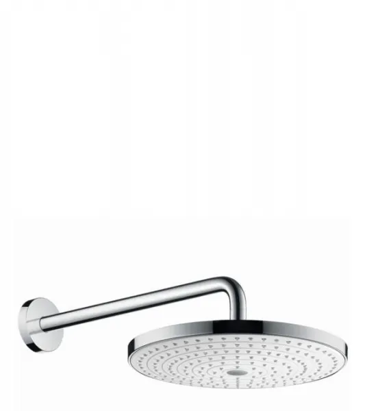 HansGrohe Raindance Select S - Hlavová sprcha 300, 2 prúdy, sprchové rameno 390 mm, biela/chróm 27378400