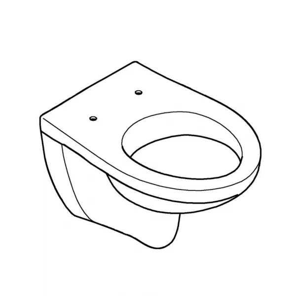 Grohe Bau Ceramic - Závesné WC, alpská biela 39491000