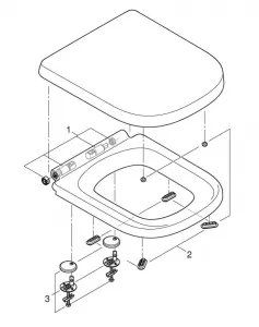 Grohe Euro Ceramic - WC kombi súprava s nádržkou a doskou softclose, rimless, alpská biela 39462000