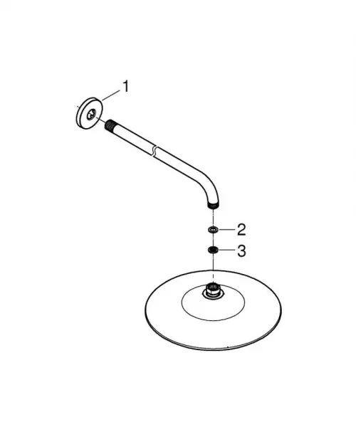 Grohe Euphoria SmartControl - Hlavová sprcha 260, 3 prúdy, sprchové rameno 380 mm, chróm 26458000