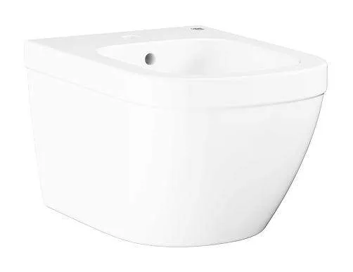 Grohe Euro Ceramic - Závesný bidet s prepadom, alpská biela 39208000