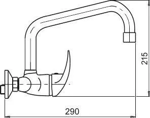 Drezová umývadlová batéria 150 mm Metalia 55 chróm 55031,0