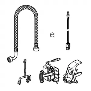 Grohe Sensia Arena - Inštalačný set na automatické splachovanie 46944001
