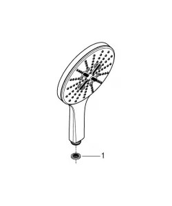 Grohe Rainshower SmartActive - Sprchová hlavica 150, 3 prúdy, chróm 26553000