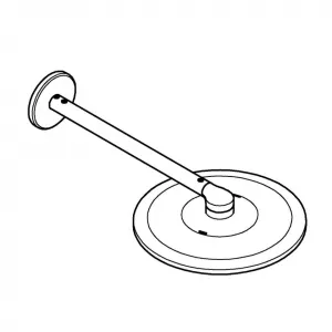 Grohe Rainshower SmartActive - Hlavová sprcha 310, sprchové rameno 430 mm, 2 prúdy, supersteel 26475DC0