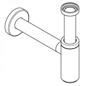 Grohe Sifóny - Designový sifón, supersteel 28912DC0
