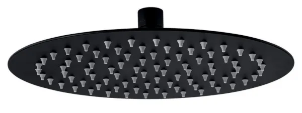 Novaservis - Pevná sprcha priemer 250 mm, čierná RUP/250,5