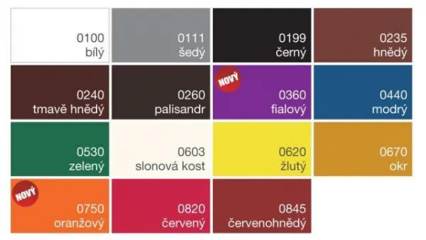 HET AKRYL MAT - Univerzálna matná farba na drevo a kov 0,7 kg 0111 - šedá