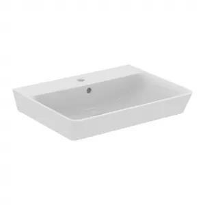 Ideal Standard Connect Air - Umývadlo CUBE 600x460 mm, s prepadom, biela E029801
