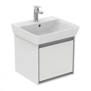 Ideal Standard Connect Air - Umývadlo CUBE 500x450 mm, s prepadom, biela E030101
