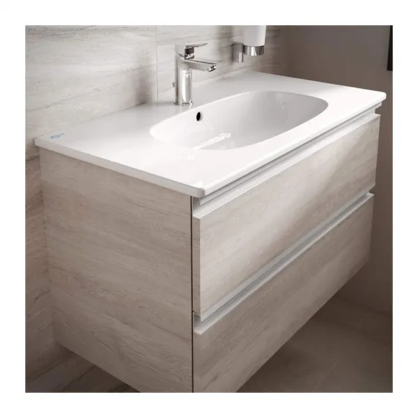 Ideal Standard Tesi - Nábytkové umývadlo 825x450 mm, s prepadom, biela T350901