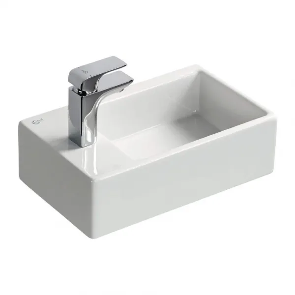 Ideal Standard Strada - Umývadielko 450x270 mm, s otvorom vľavo, bez prepadu, biela K081701