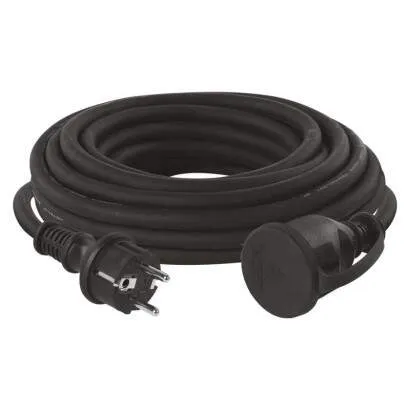 EMOS Venkovní prodlužovací kabel s 1 zásuvkou ZANE 10 m 2,5 mm² černý