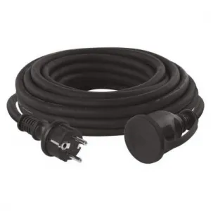 EMOS Venkovní prodlužovací kabel s 1 zásuvkou ZANE 10 m 2,5 mm² černý