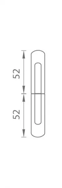 TI - Krytka na záves CHM - chróm matný (96) krytka 4056 - priemer 14 mm