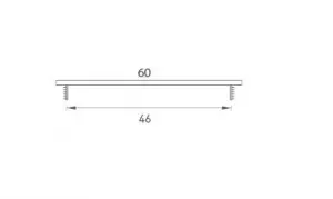 MP - Vetracia mriežka 60 x 250 mm STM - strieborná matná (F1) 60 mm 250 mm