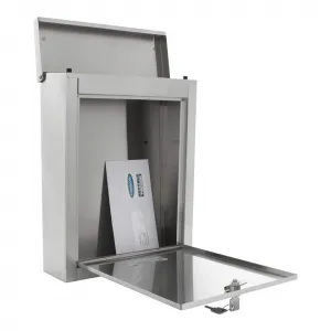 RR - POŠTOVÁ SCHRÁNKA BRIGHTON - T05068 BN - Brúsená nerez