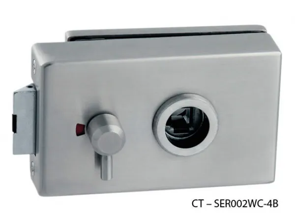 CT - 7000 Kovanie na sklenené dvere protikus na pasívne krídlo, CT - SER002IN-4B Nerez matná