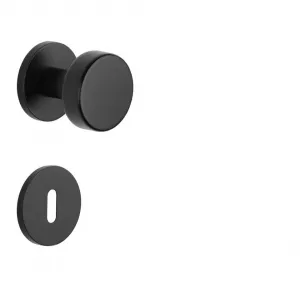 AT - GUĽA RUTA - R 7S CIM - čierna matná (BLACK) bez spodnej rozety guľa pevná ks