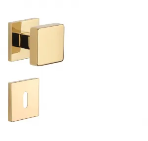 AT - MADLO MORA - HR 7S ZLL PVD - zlatá lesklá (GOLD PVD) bez spodnej rozety madlo pevné ks