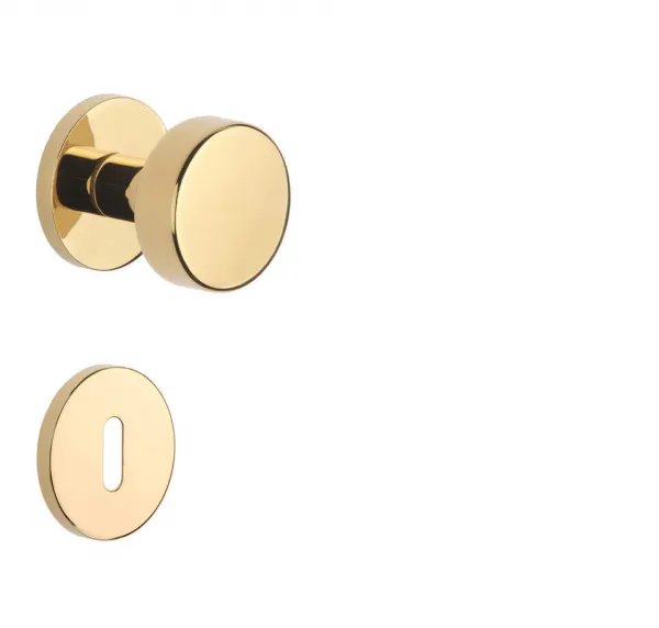AT - GUĽA RUTA - R 7S ZLL PVD - zlatá lesklá (GOLD PVD) bez spodnej rozety guľa pevná ks